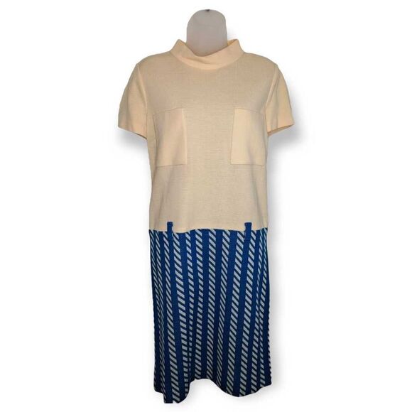 Gino Paoli Vintage 1950s Mid Century Mod Dress size 14 NWT - Picture 1 of 9